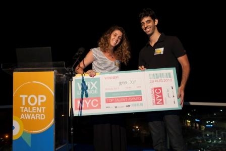 הזוכים בתחרות Top Talent Award 2013 של חברת WIX