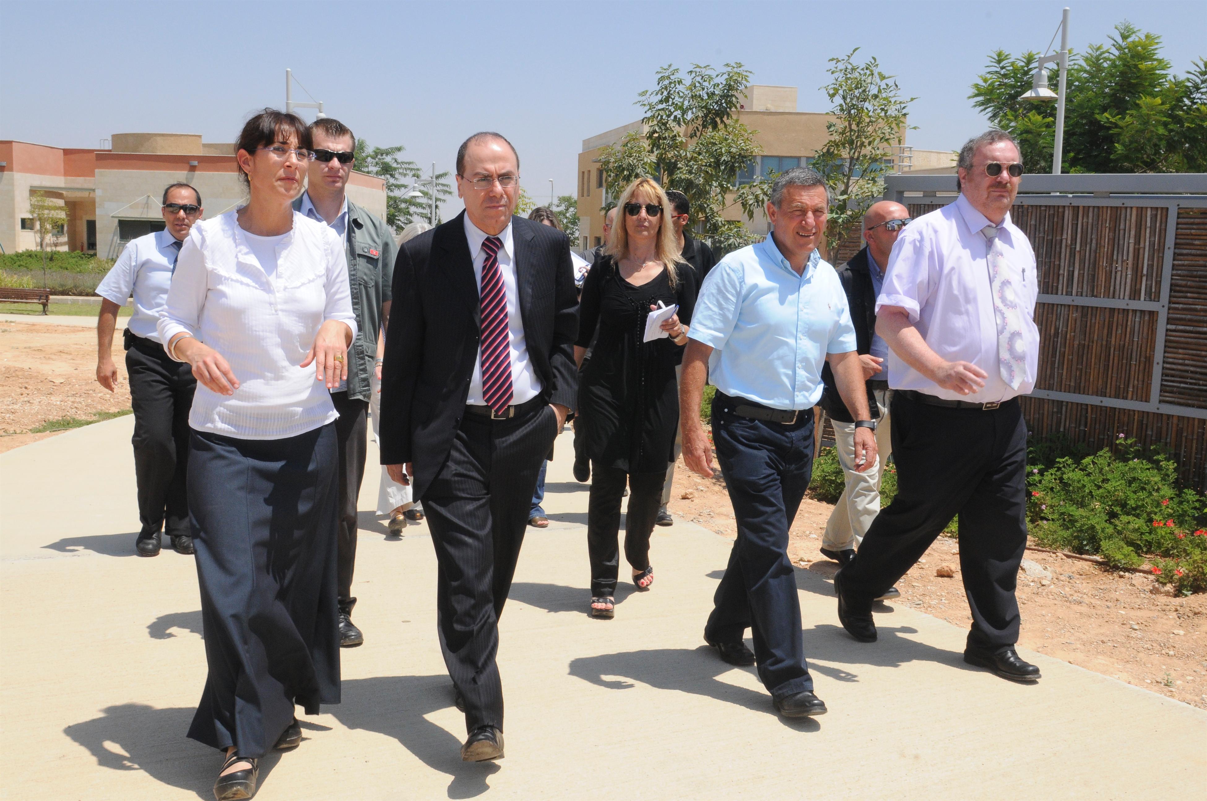 בכירי הממשלה הגיעו לסיור "בעלה נגב – נחלת ערן"